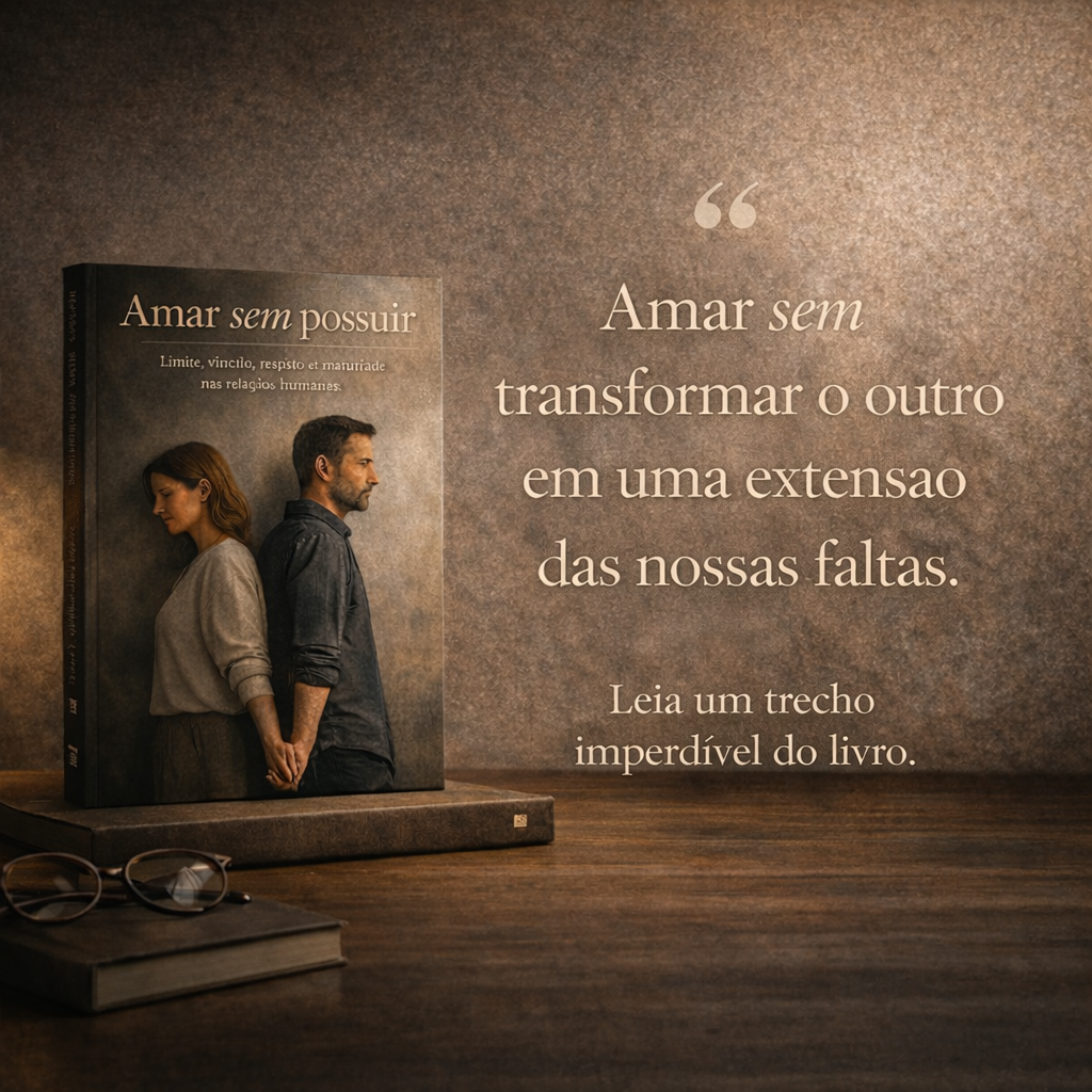 Arte com trecho do livro